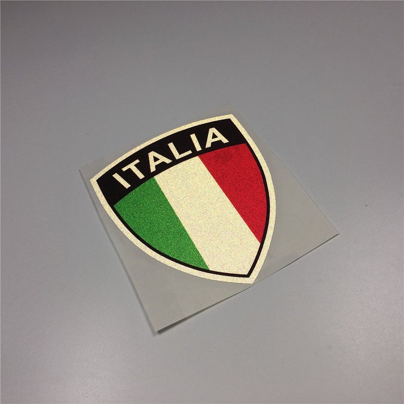 DXYMOO Car Styling Italy Flag Italia Car Sticker Decals Vinyl Tape Reflective for Vespa Piaggio 12x10cm - Image 3